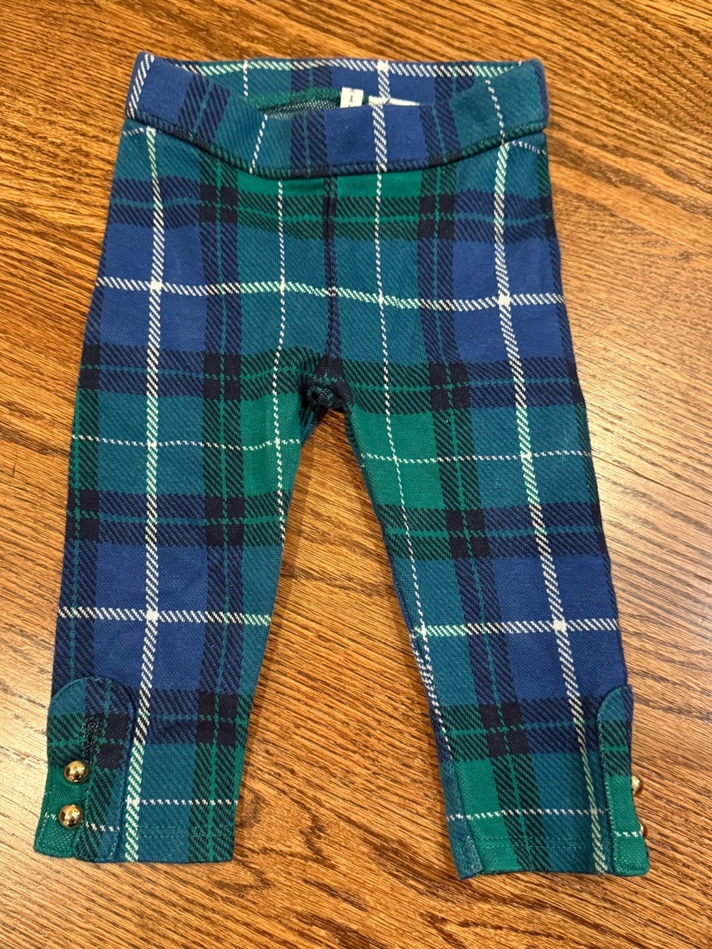 Janie and Jack Plaid Leggings 6-12 Months